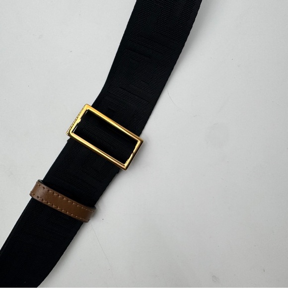 Versace Canvas Allover Logo Medusa Crossbody Bag - Picture 7 of 12